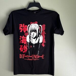 Deathnote Misa Amane Amime Hot Topic T Shirt Cotton Medium Boyfriend Fit